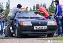 В Стерлитамаке прошла сходка низкопосаженных авто