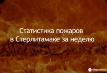 Анализ пожаров в Стерлитамаке на 9 января