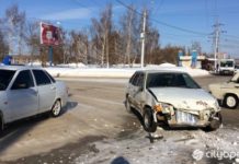 На кольце автовокзала в Стерлитамаке авария с маршруткой