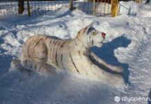 Парк зимних скульптур в Стерлитамаке