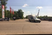 На Уфимском тракте в Стерлитамаке столкнулись машины