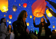 30.12.2011 – Запуск Небесных Фонариков желаний в городах Республики.