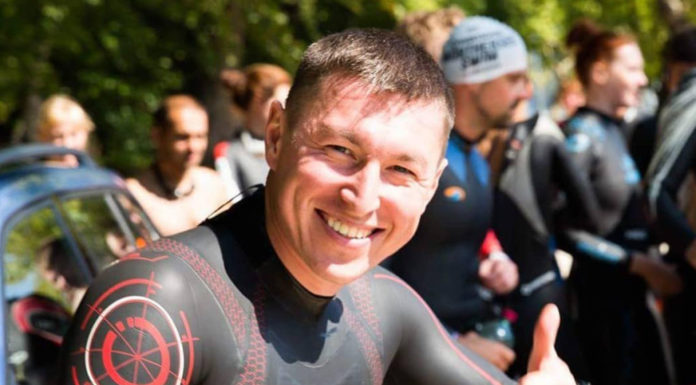 Житель Уфы отправился в благотворительный заплыв по Белой из Стерлитамака