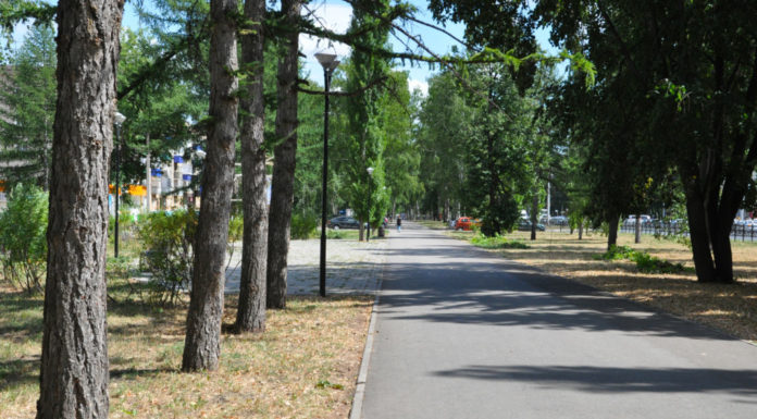 Где погулять в Стерлитамаке: аллея на ул. Худайбердина