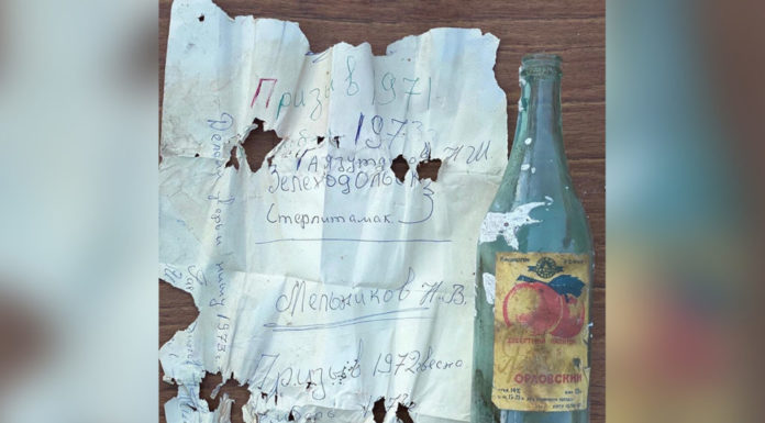 В старой воинской части Стерлитамака нашли «письмо времени» солдат 1973 года