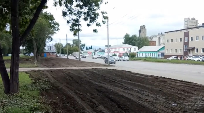 В Стерлитамаке ведется благоустройство вдоль Элеваторной