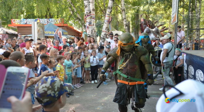 Юные жители Стерлитамака отметили День знаний в Парке им. Гагарина