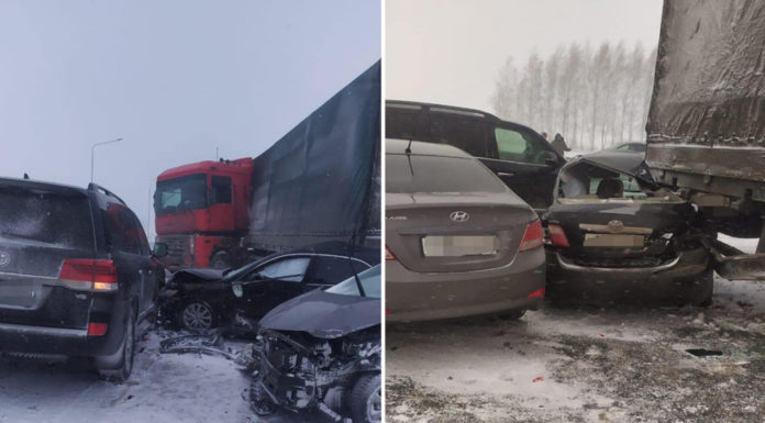 Известны подробности массового ДТП на трассе Стерлитамак-Уфа