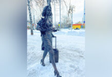 В сквере перед ж/д вокзалом в Стерлитамаке появилась новая скульптура