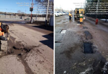 В Стерлитамаке провели ямочный ремонт на нескольких городских дорогах